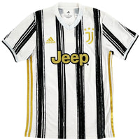 2020-21 Juventus Thuis Shirt Ronaldo - 10/10 - (S & M) - Oldschool Voetbalshirts