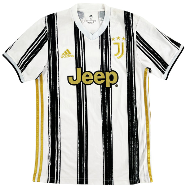 2020-21 Juventus Thuis Shirt Ronaldo - 10/10 - (S & M) - Oldschool Voetbalshirts