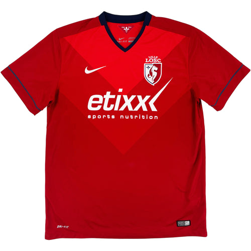 2014-15 Lille Thuis Shirt - 10/10 - (L) - Oldschool Voetbalshirts