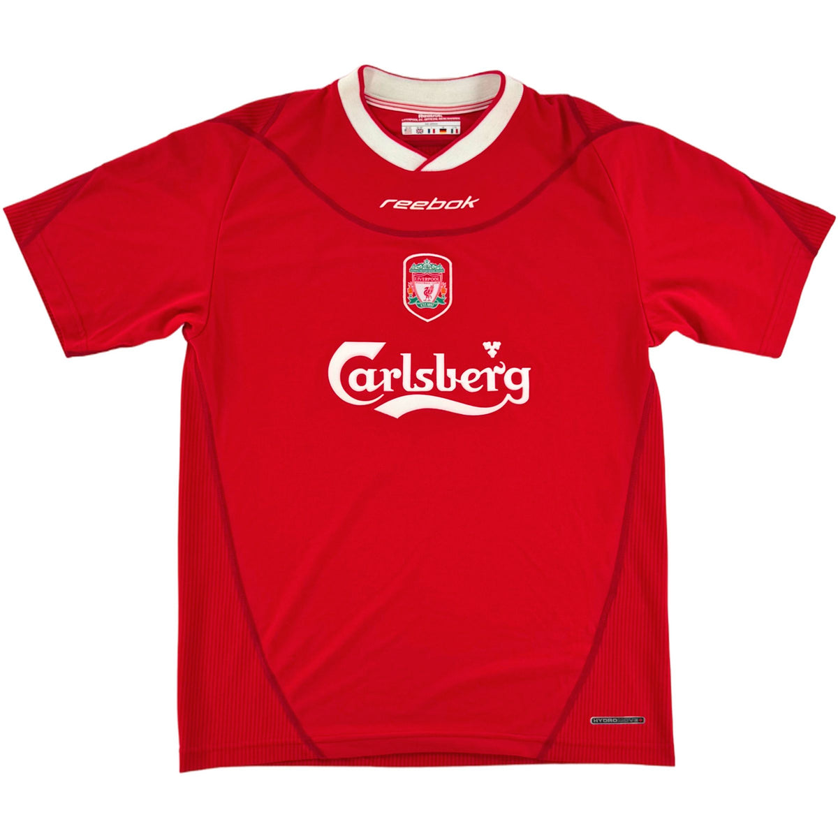 2002-04 Liverpool Thuis Shirt Gerrard - 9/10 - (M) - Oldschool Voetbalshirts