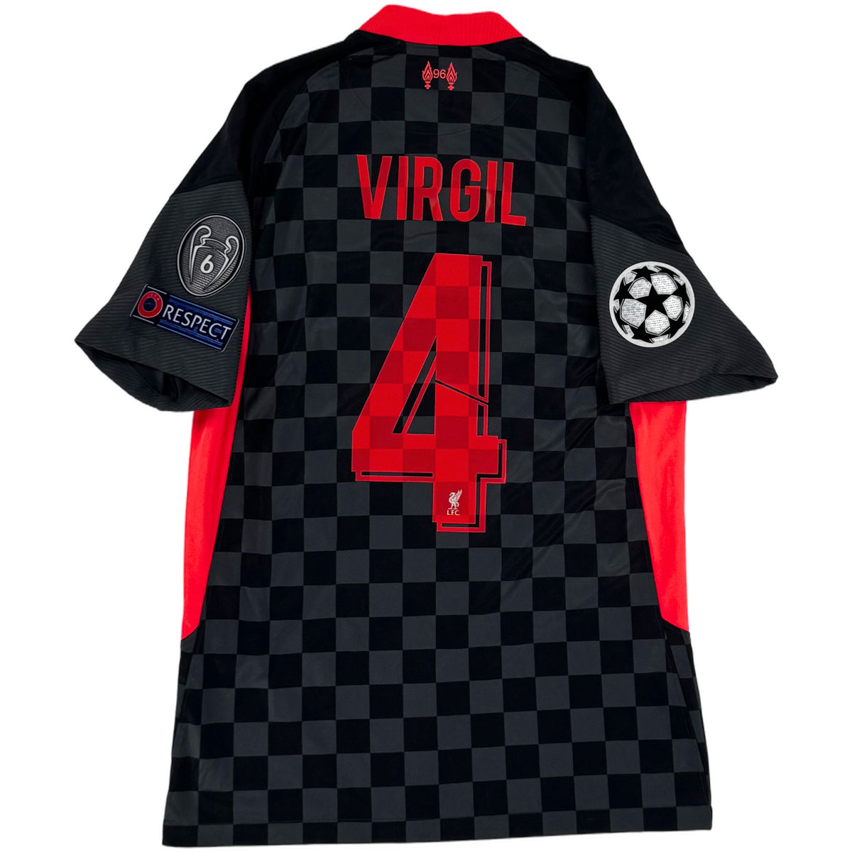 2020-21 Liverpool Derde Shirt Van Dijk #4 - 10/10 - (S) - Oldschool Voetbalshirts