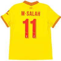 2021-22 Liverpool Pro Derde Shirt Salah
