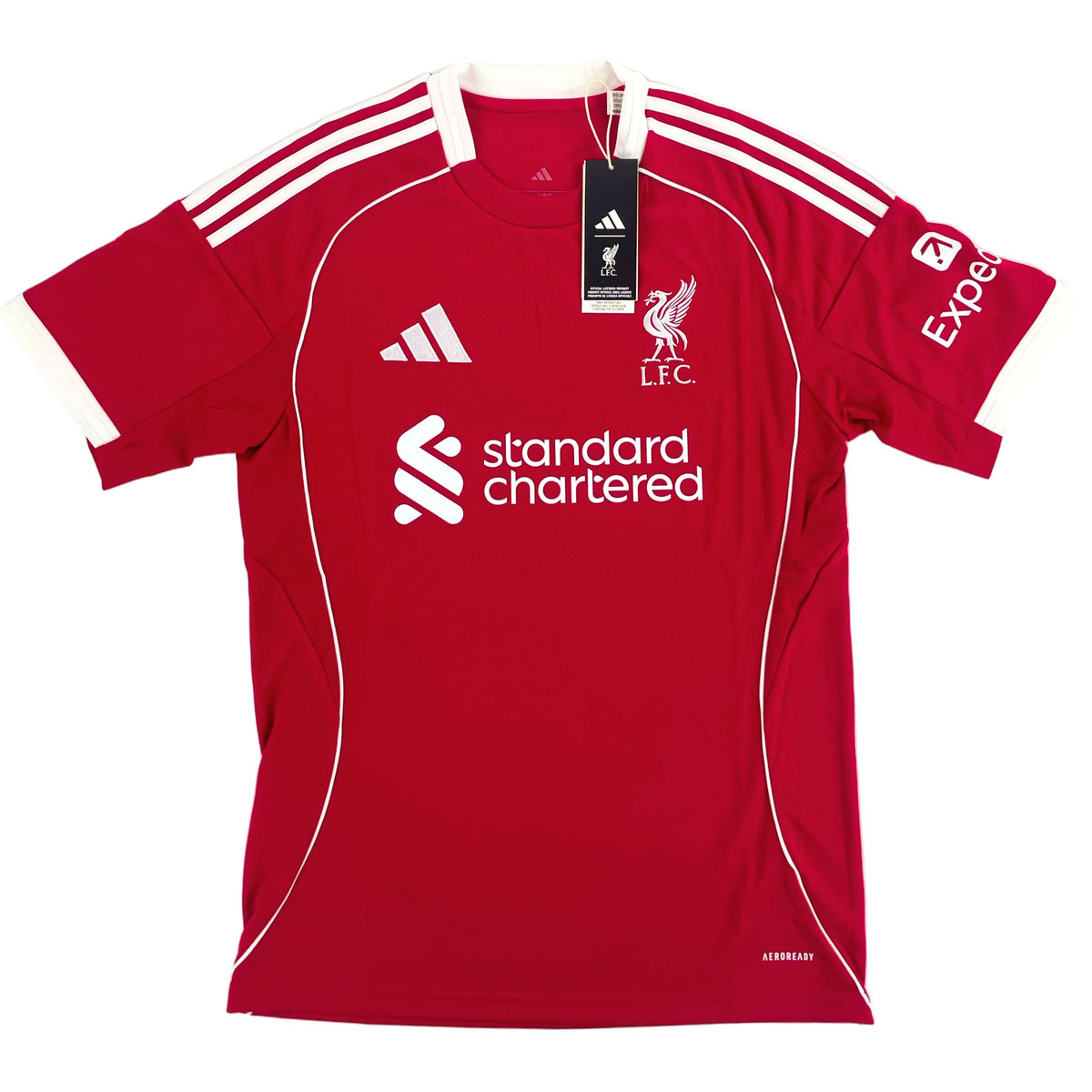 2025-26 Liverpool Thuis Shirt - Nieuw - (S) - Oldschool Voetbalshirts