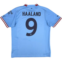 2022-23 Manchester City Home Shirt Haaland