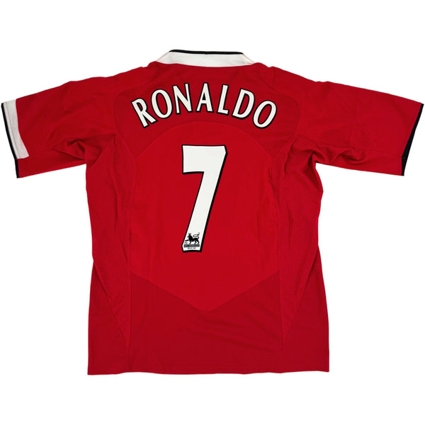 2004-06 Manchester United Thuis Shirt Ronaldo - 10/10 - (L) - Oldschool Voetbalshirts
