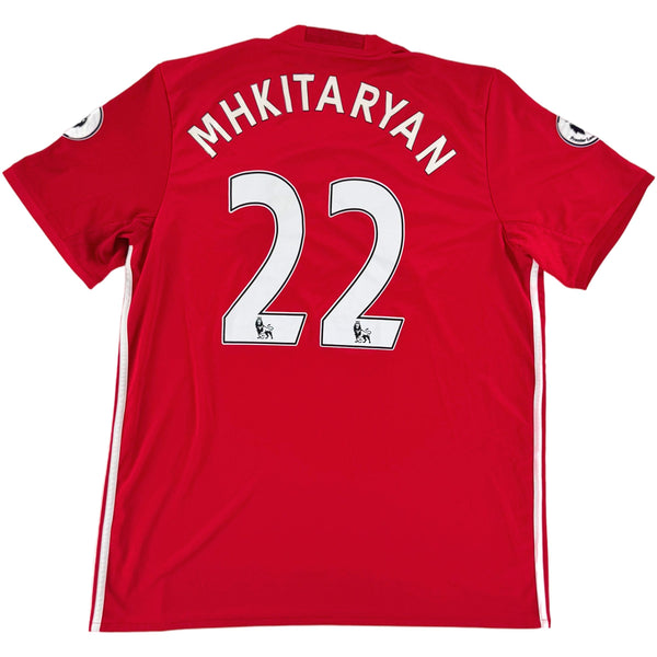 2016-17 Manchester United Thuis Shirt Mkhitaryan - 9/10 - (XL) - Oldschool Voetbalshirts
