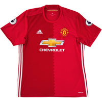 2016-17 Manchester United Thuis Shirt Mkhitaryan - 9/10 - (XL) - Oldschool Voetbalshirts
