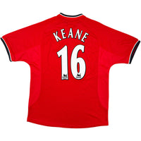 2000-02 Manchester United Maillot domicile Keane