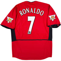 Maillot domicile 2002-04 Manchester United Ronaldo