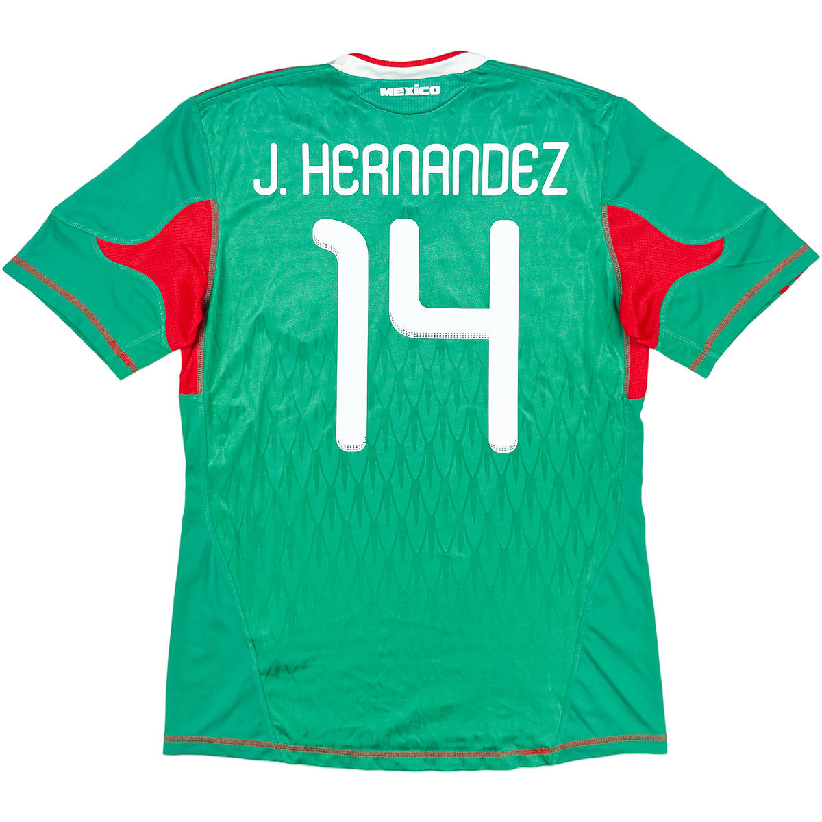 2010 México Camiseta local del Mundial J. Hernandez