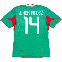 2010 México Camiseta local del Mundial J. Hernandez