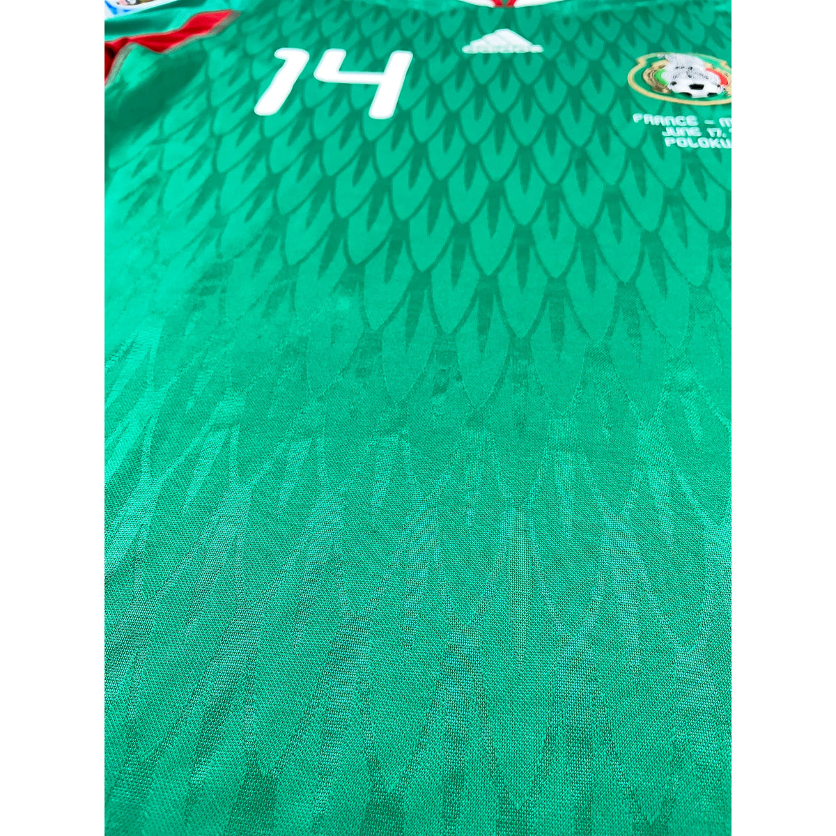 2010 México Camiseta local del Mundial J. Hernandez
