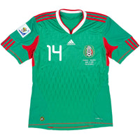 2010 México Camiseta local del Mundial J. Hernandez