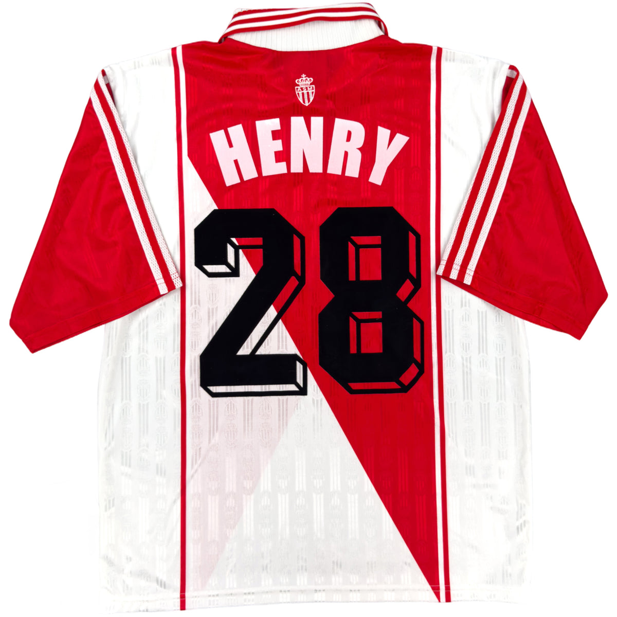 1996-98 AS Monaco Heimtrikot Henry
