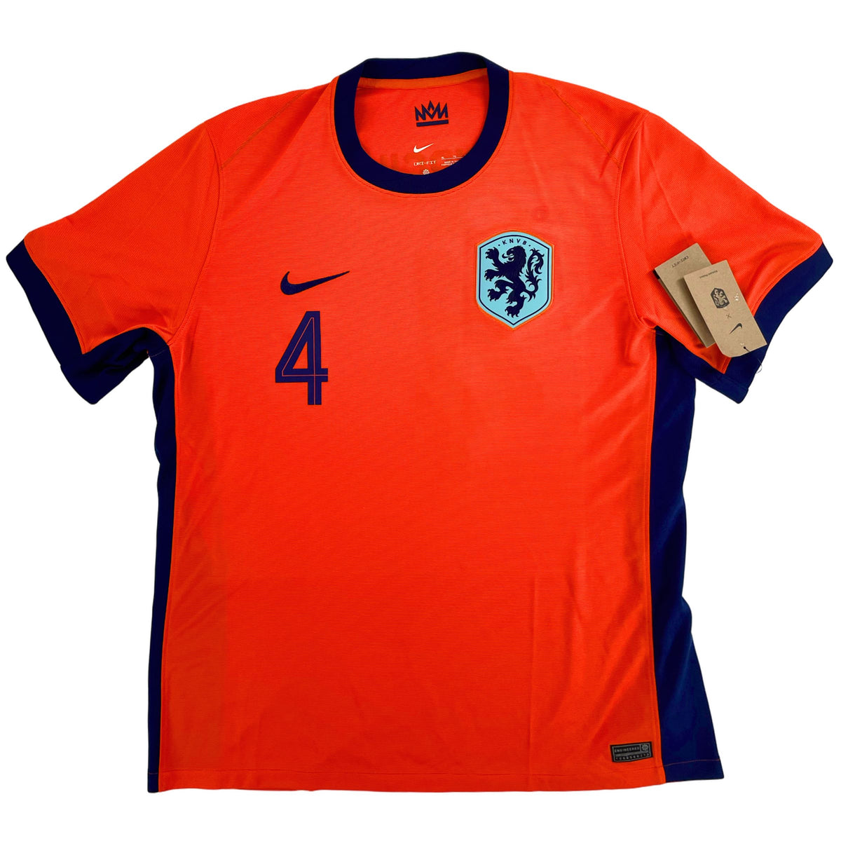 2024 Nederland EK Thuis Shirt Van Dijk - Nieuw - (XL) - Oldschool Voetbalshirts
