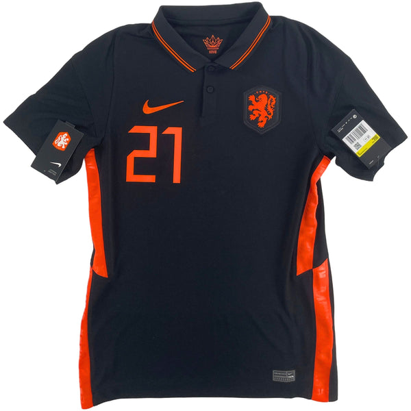 2020 Nederland EK Uit Shirt F. de Jong - Nieuw - (S)