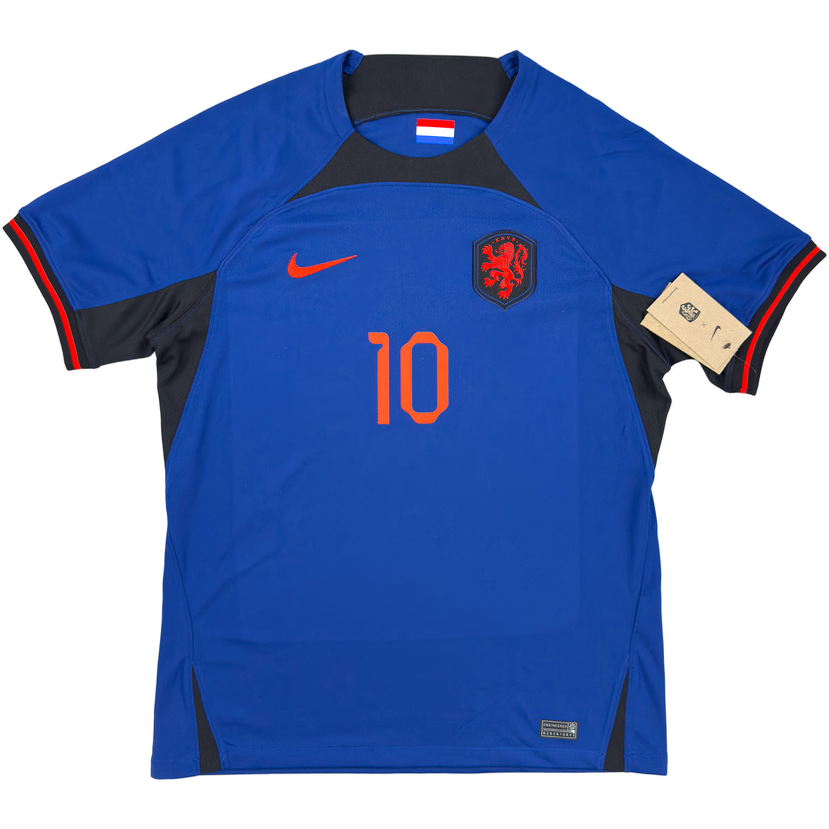 Camisola visitante do Mundial dos Países Baixos 2022 Memphis