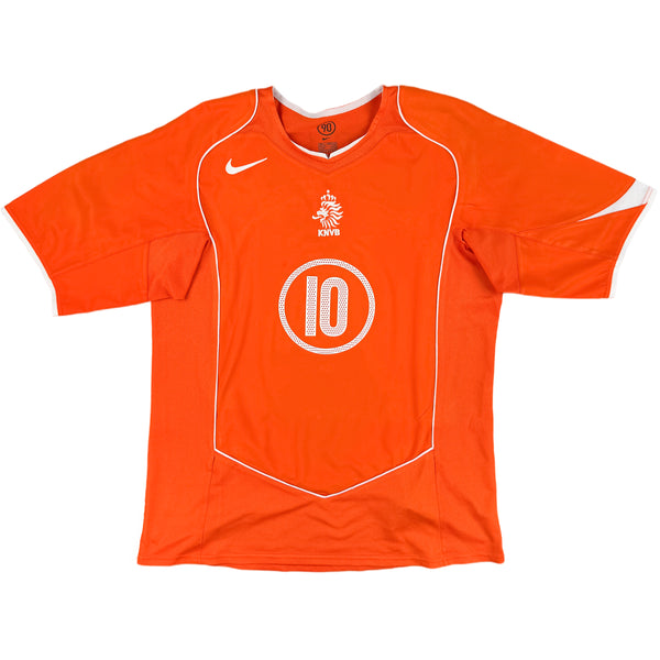 2004 Nederland EK Thuis Shirt Van Nistelrooij - Oldschool Voetbalshirts