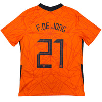 2020 Niederlande EM Heimtrikot F. De Jong