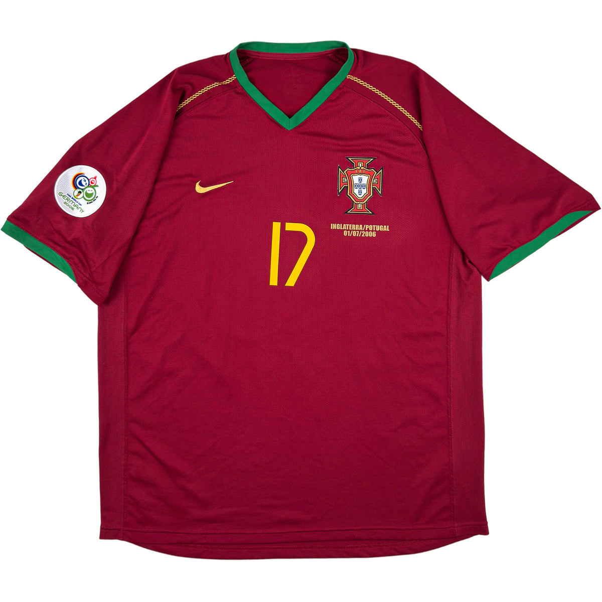 2006 Portugal WK Thuis Shirt Ronaldo