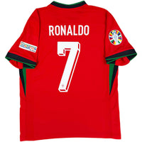 Maglia Home Europei 2024 del Portogallo 2024 di Ronaldo