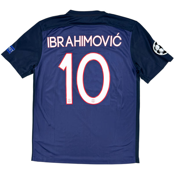 2015-16 PSG Thuis Shirt Ibrahimović - Oldschool Voetbalshirts
