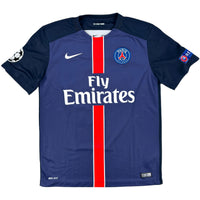 2015-16 PSG Thuis Shirt Ibrahimović - Oldschool Voetbalshirts