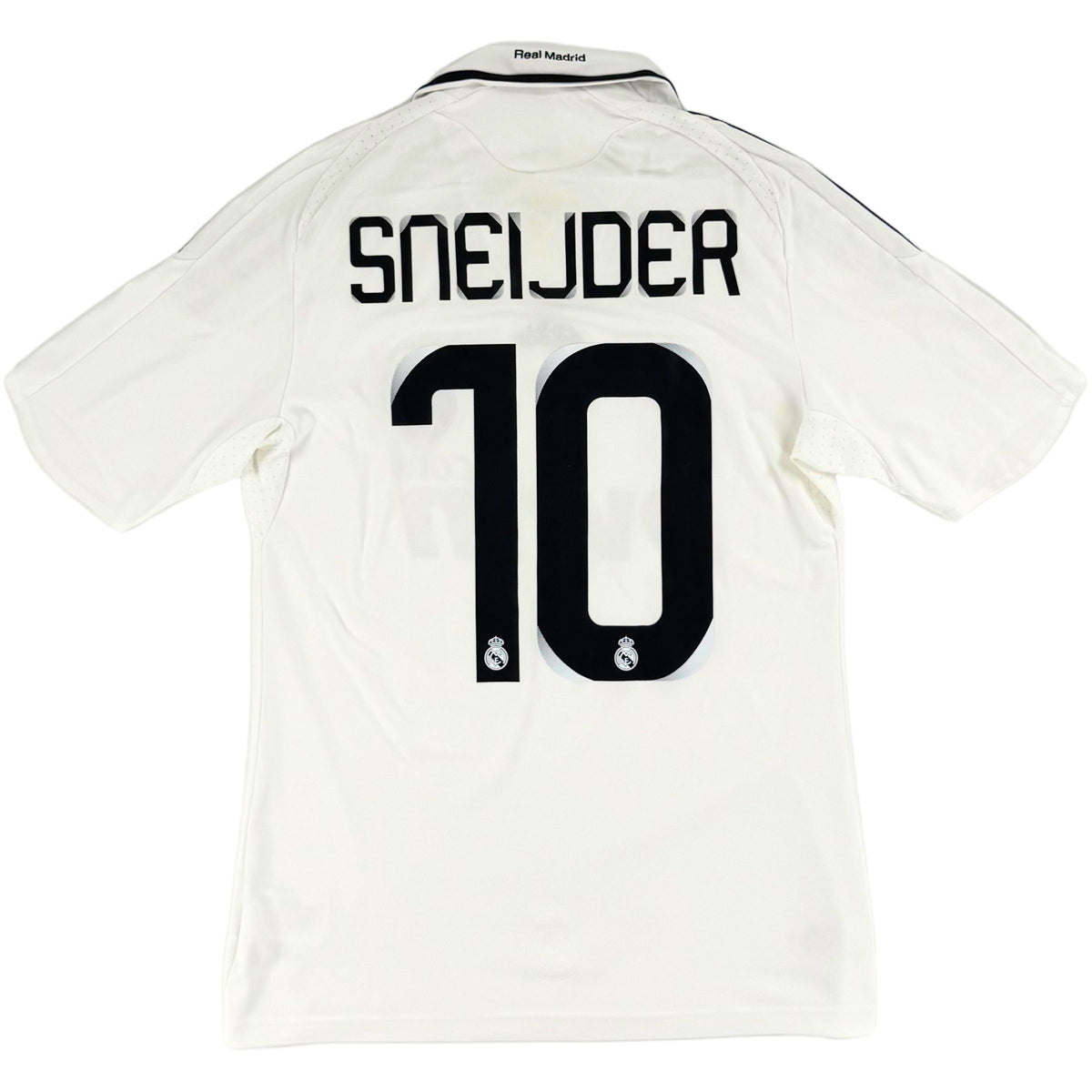 2008-09 Real Madrid Thuis Shirt Sneijder - 9/10 - (S) - Oldschool Voetbalshirts