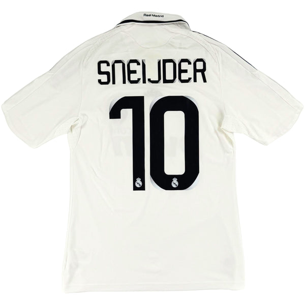 2008-09 Real Madrid Thuis Shirt Sneijder - 9/10 - (S) - Oldschool Voetbalshirts