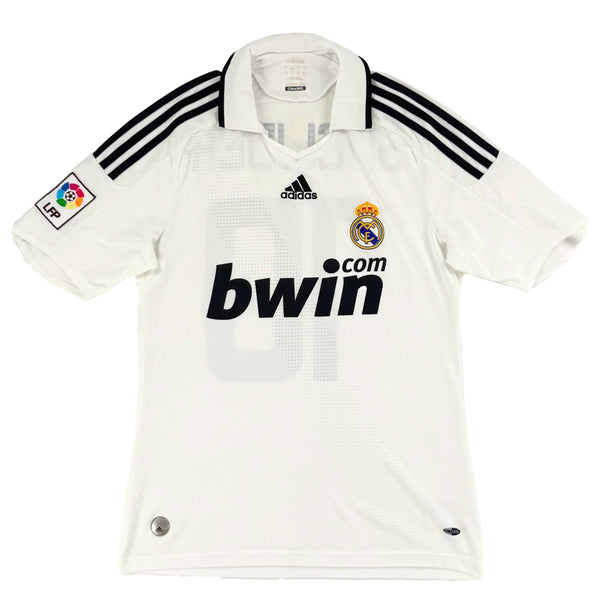 2008-09 Real Madrid Thuis Shirt Sneijder - 9/10 - (S) - Oldschool Voetbalshirts