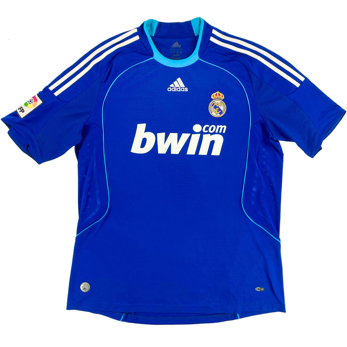 2008-09 Real Madrid Uit Shirt Van Nistelrooij - 9/10 - (L) - Oldschool Voetbalshirts