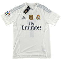 2015-16 Real Madrid Thuis Shirt Ronaldo - Nieuw - (M) - Oldschool Voetbalshirts