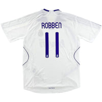 2007-08 Real Madrid Thuis Shirt Robben - 8/10 - (M) - Oldschool Voetbalshirts