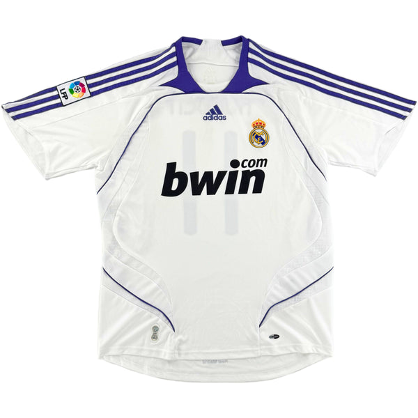 2007-08 Real Madrid Thuis Shirt Robben - 8/10 - (M) - Oldschool Voetbalshirts