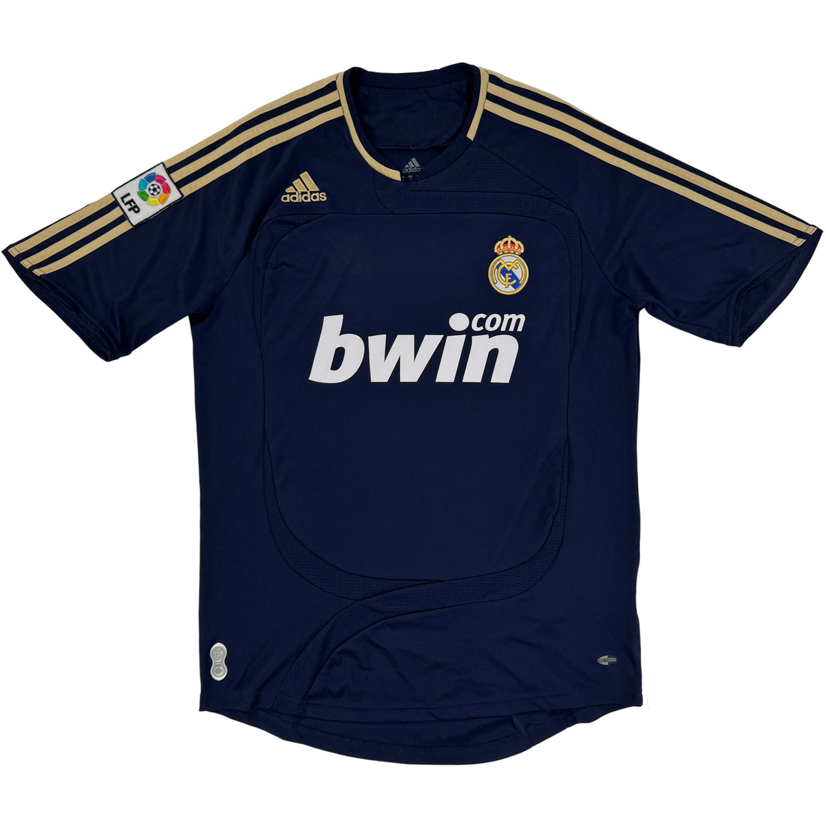 2007-08 Real Madrid Uit Shirt Van Nistelrooij #17 - 10/10 - (M) - Oldschool Voetbalshirts