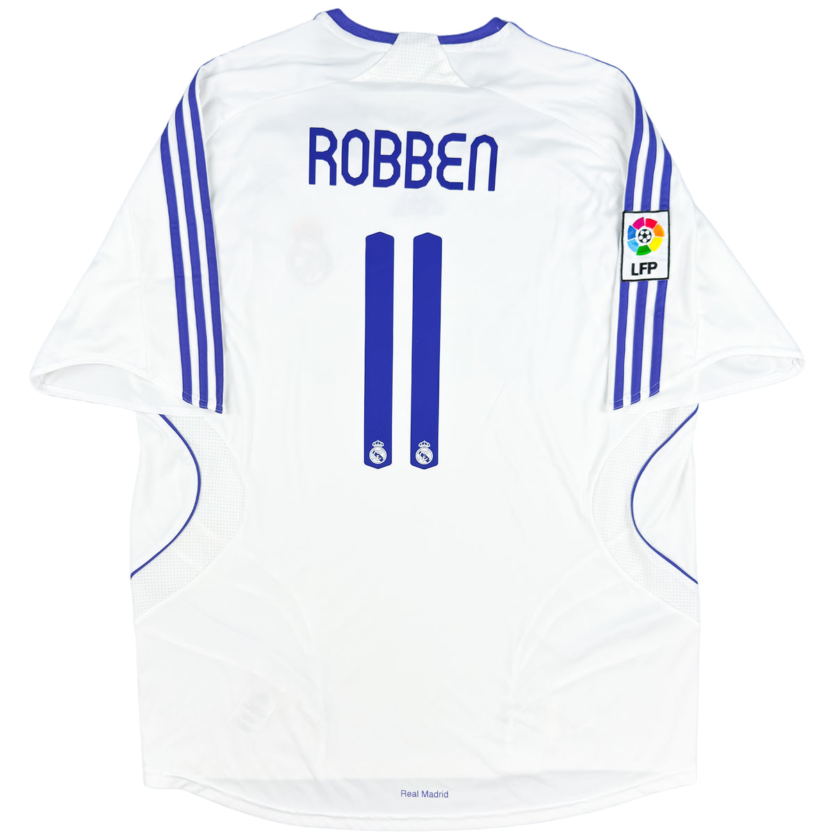 2007-08 Real Madrid Home Shirt Robben