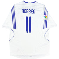 2007-08 Real Madrid Home Shirt Robben