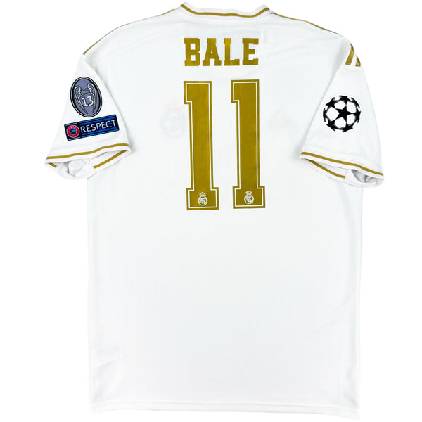 2019-20 Real Madrid Thuis Shirt Bale - Oldschool Voetbalshirts