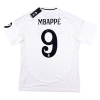 2024-25 Real Madrid Home Shirt Mbappé