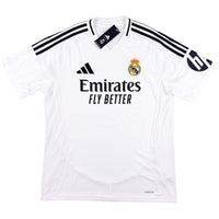2024-25 Real Madrid Home Shirt Mbappé