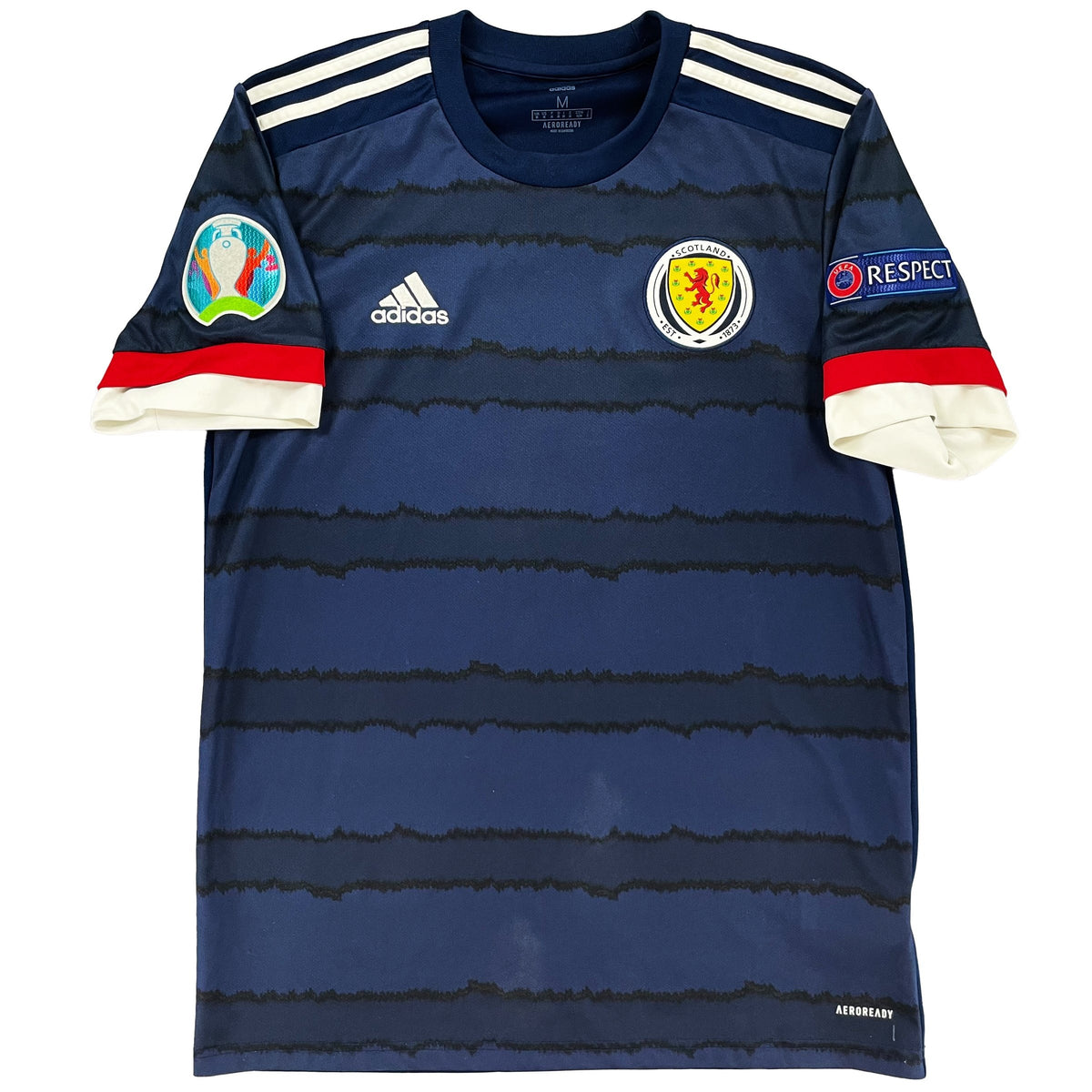 Scotland - Home Shirt - Euro 2020 - Size M - 8/10