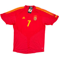 2004 Espagne Maillot domicile EURO Raúl
