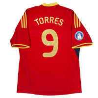 2009 Spain Home Shirt Torres