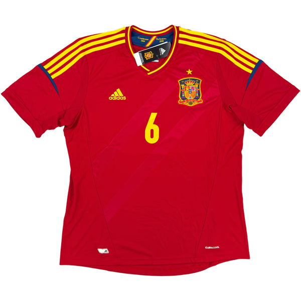 2012 Spain EURO Home Shirt Iniesta