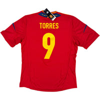 2012 Spanje EK Thuis Shirt Torres - Oldschool Voetbalshirts