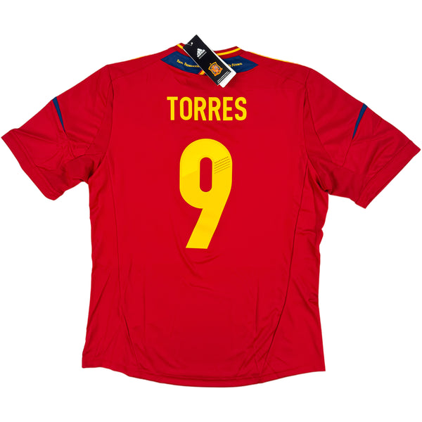2012 Spanje EK Thuis Shirt Torres - Oldschool Voetbalshirts