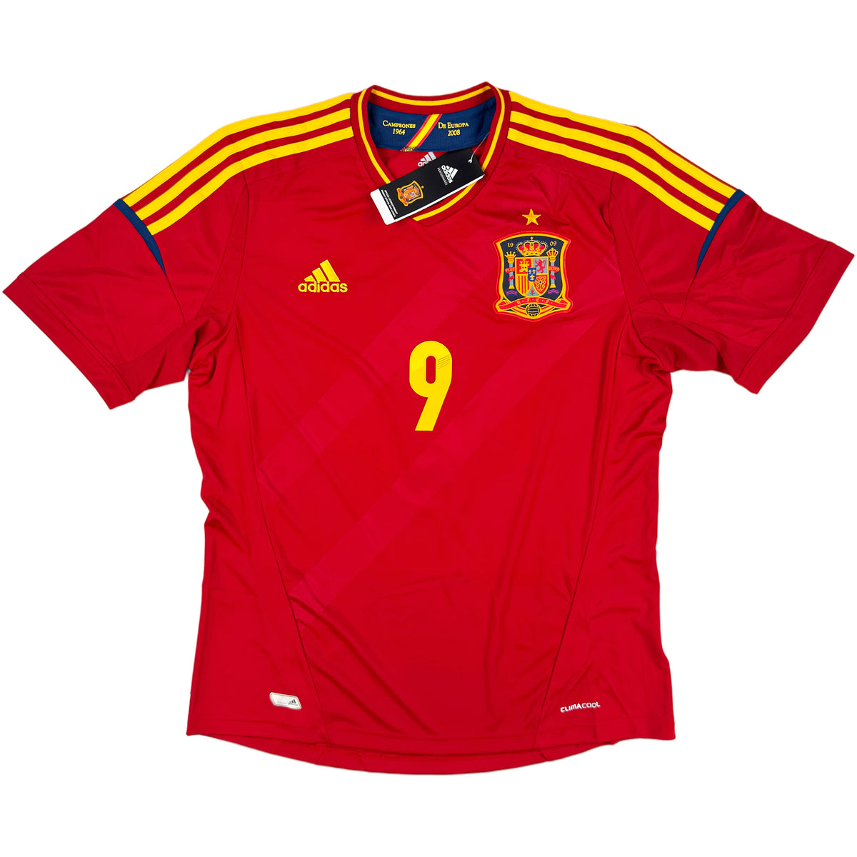 2012 Spanje EK Thuis Shirt Torres - Oldschool Voetbalshirts