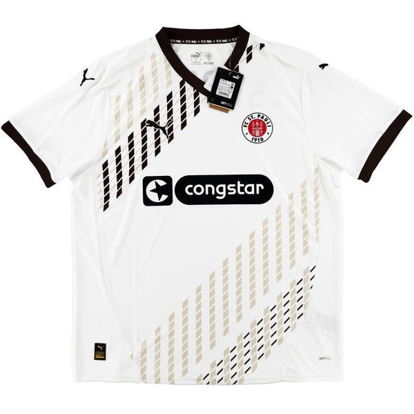 2024-25 St. Pauli Uit Shirt - Oldschool Voetbalshirts