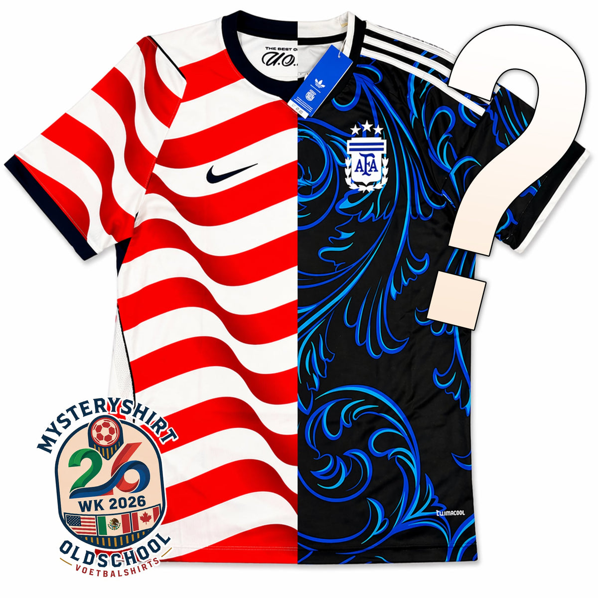 Mystery Shirt - WK 2026 - Oldschool Voetbalshirts