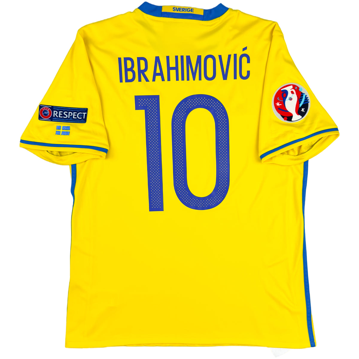 2016 Suécia Camisola principal do Europeu Ibrahimović